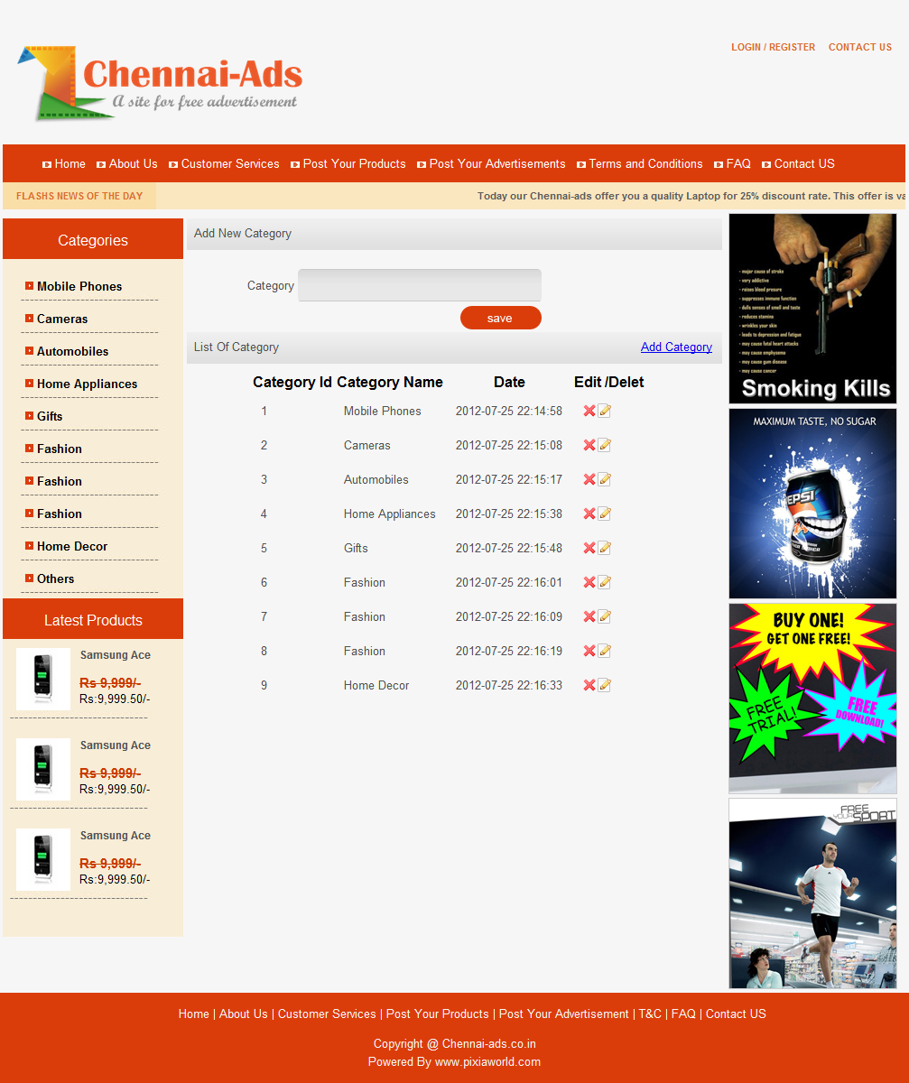 ChennaiAds – Post Your Ad, Sell Your Product