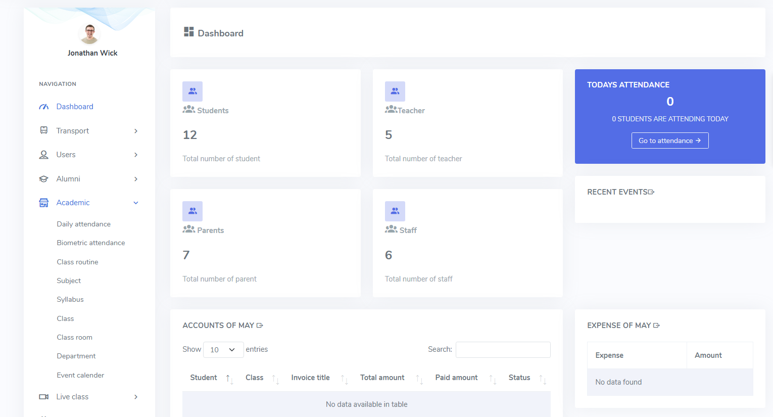 CKK School Management System with SMS Alerts