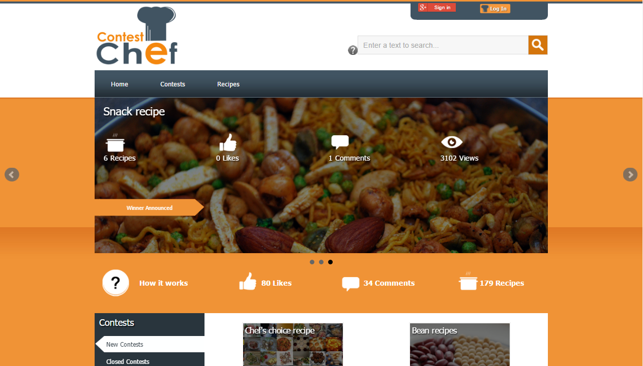 Contest Chef – Interactive Culinary Competition Platform