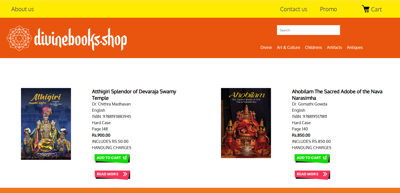 DivineBooks – Religious Bookstore Portal