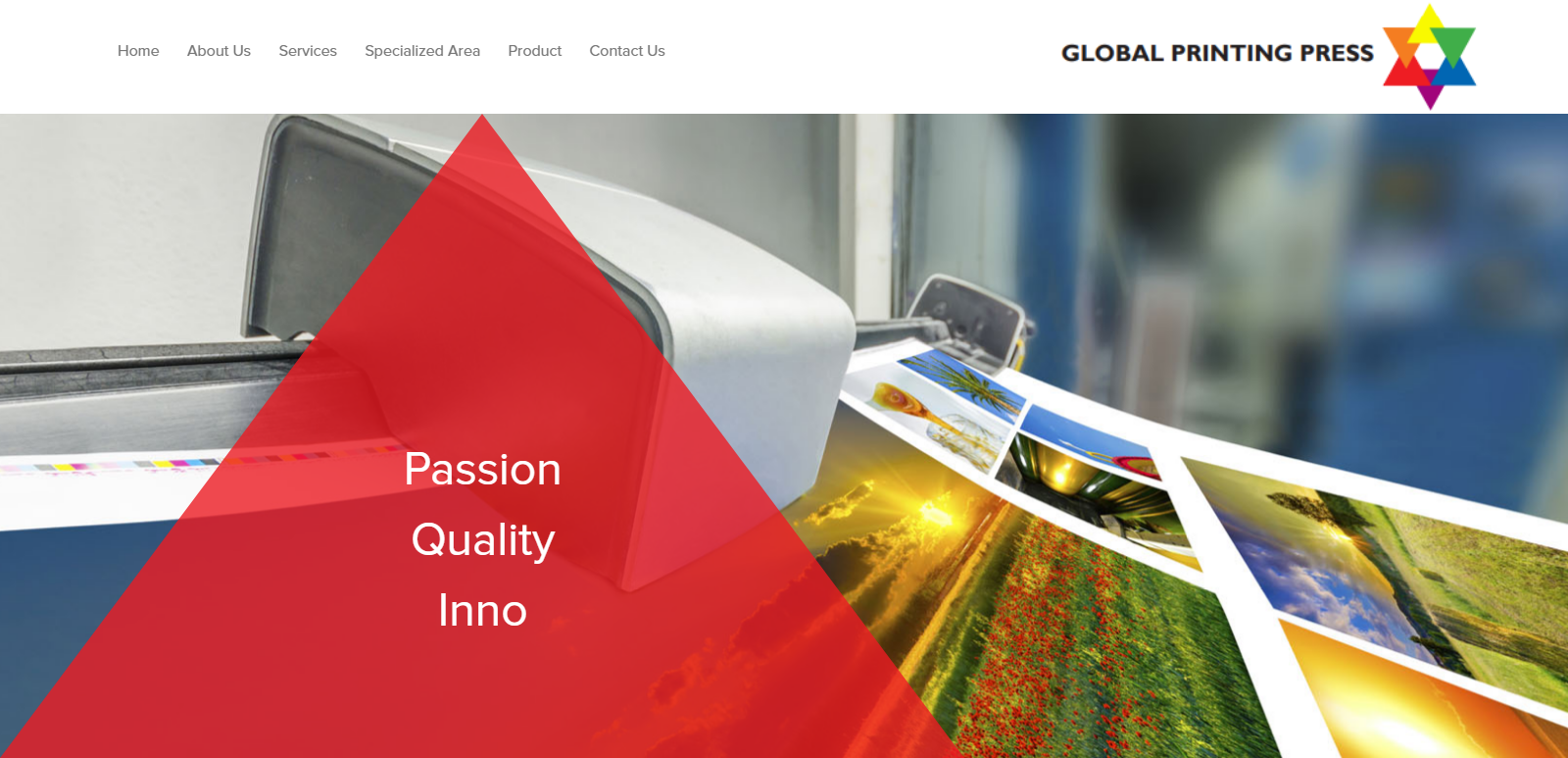 Global Printing Press – UI/UX Design for Products & Services