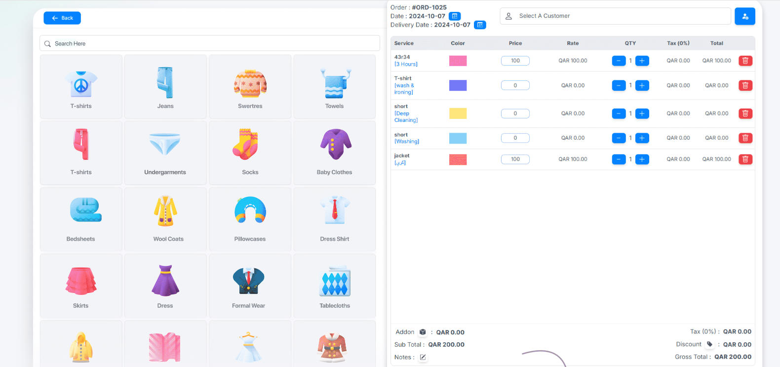 Laundry Management – POS and Order Management System
