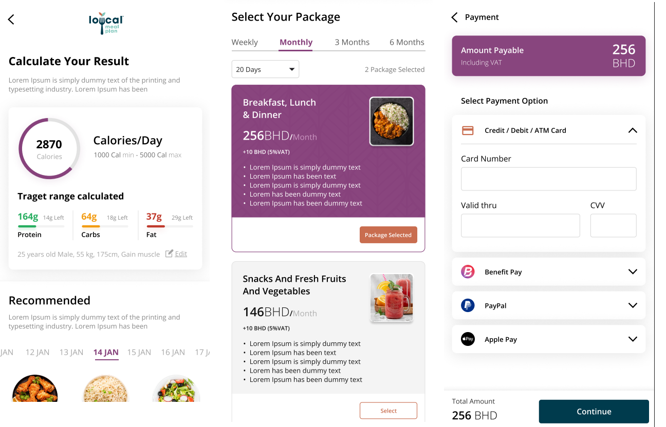 Lowcal Diet Subscription & Delivery Platform – Web & Mobile Ecosystem
