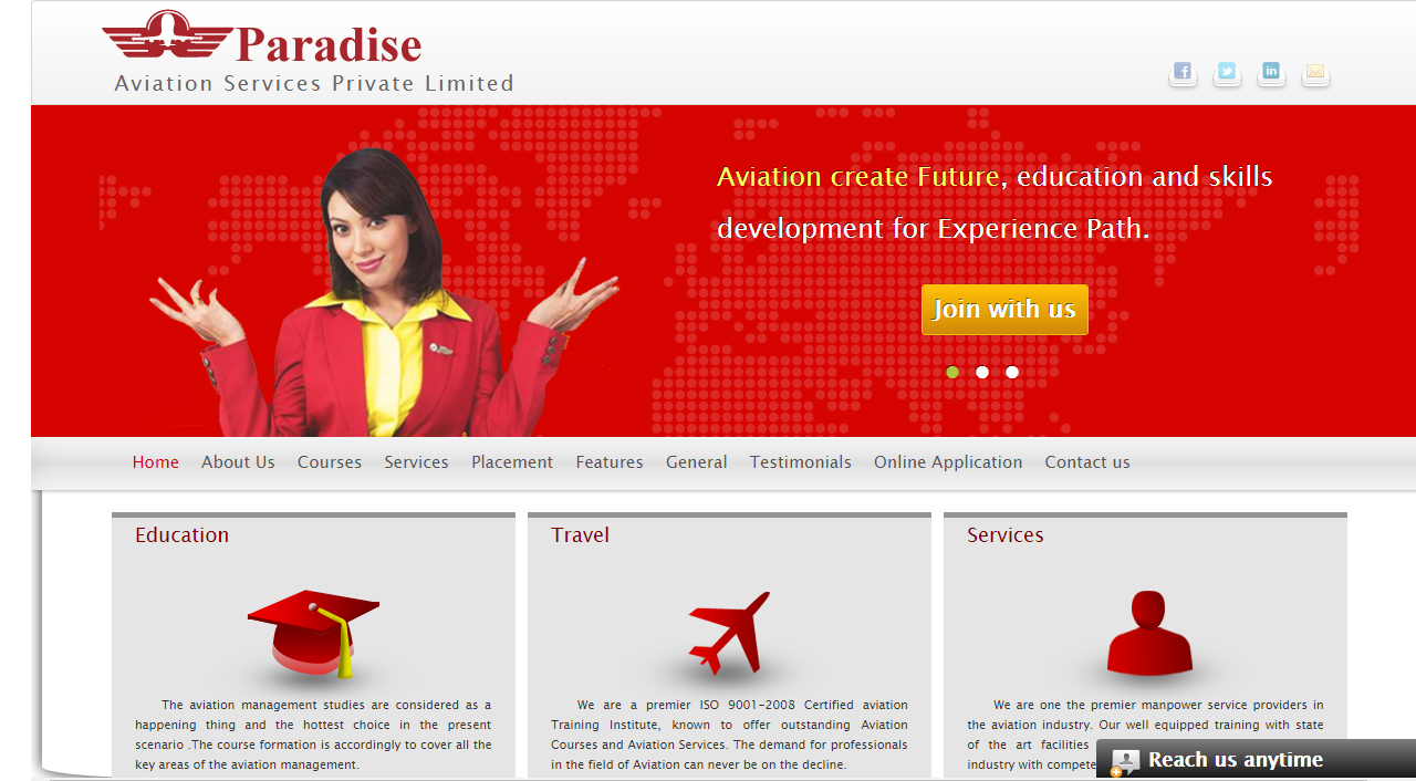 Paradise – Aviation Service Private Limited