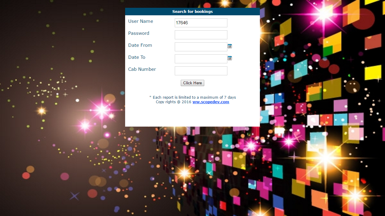 WebLabs – Cab Access & Driver Reporting Platform (Australia)